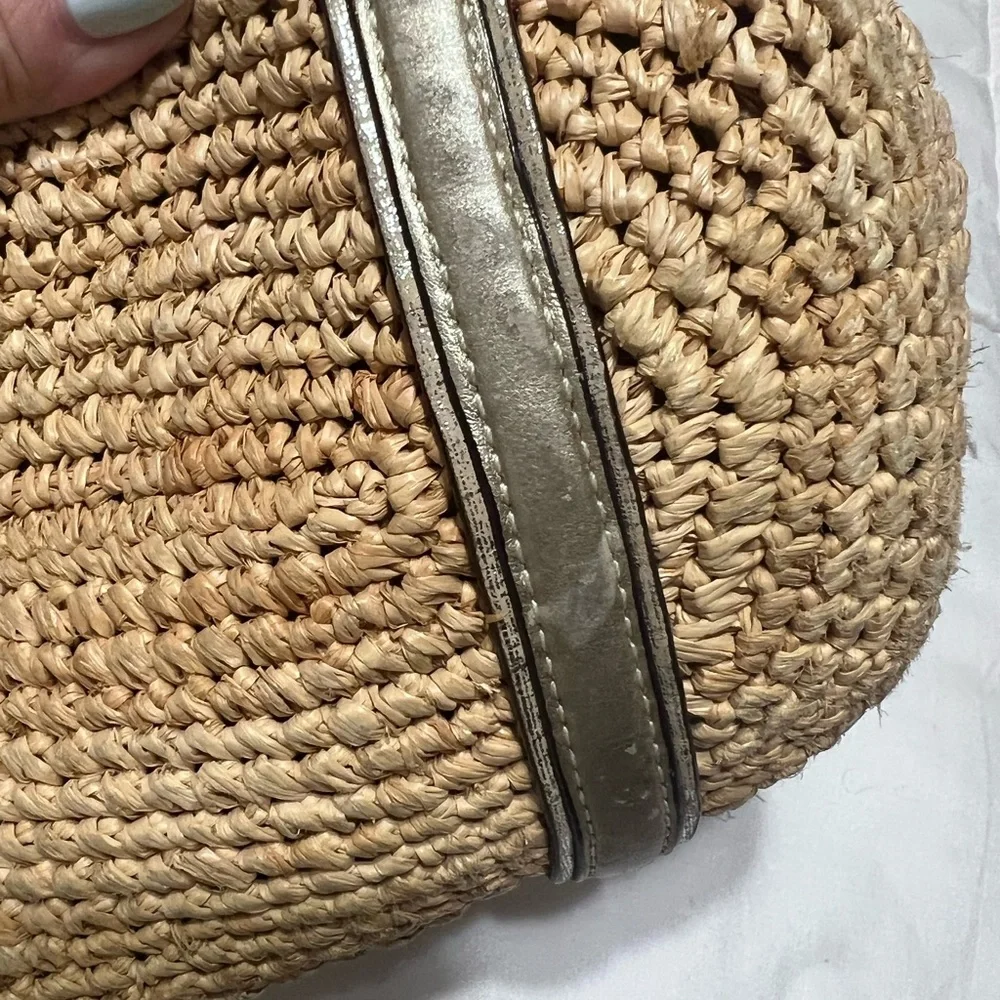 COACH Raffia Beach/Summer Tote - Picture 3 of 7
